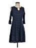 Nicholas Polka Dots Blue Casual Dress Size S - photo 1