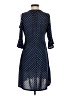 Nicholas Polka Dots Blue Casual Dress Size S - photo 2