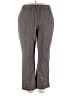 Worthington Stripes Gray Dress Pants Size 18 - photo 1
