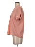 Lily White Pink Short Sleeve Blouse Size S - photo 5