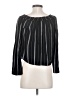 Socialite 100% Rayon Black 3/4 Sleeve Top Size S - photo 2