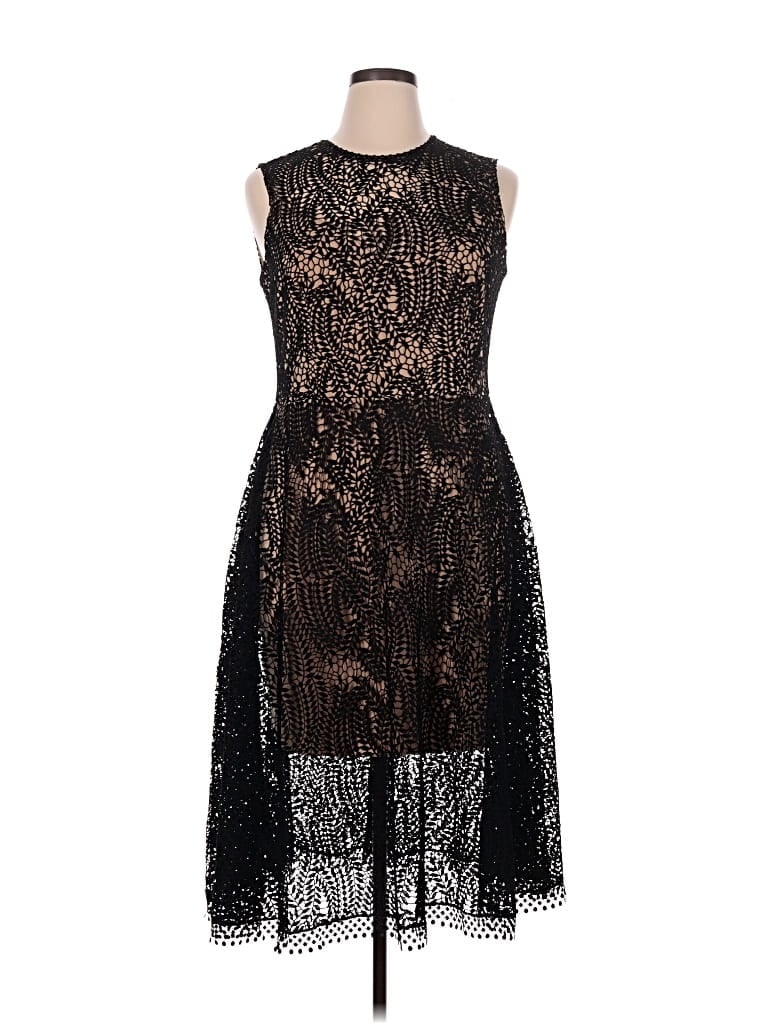 Pre-owned Dress The Population Cocktail Dress In Black