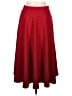 White Mark Solid Red Formal Skirt Size L - photo 1