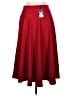 White Mark Solid Red Formal Skirt Size L - photo 2