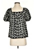 Max Studio Black Short Sleeve Blouse Size XS - photo 1