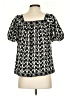 Max Studio Black Short Sleeve Blouse Size XS - photo 2