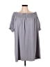 YOINS Solid Gray Casual Dress Size 16 - photo 1