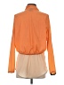 Nike 100% Nylon Color Block Orange Track Jacket Size S - photo 2
