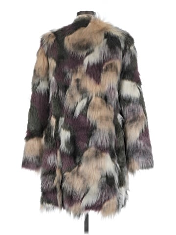 Karl Lagerfeld Paris Faux Fur Jacket - back