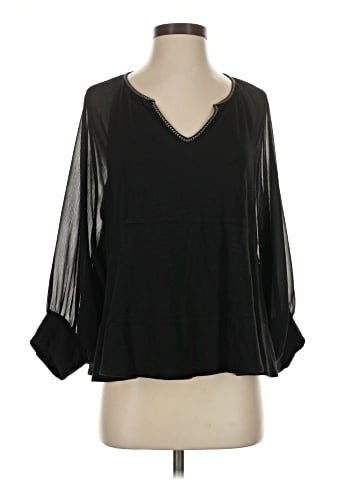 Akemi + Kin 3/4 Sleeve Blouse (view 1)
