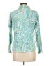 Icikuls Paisley Green Long Sleeve Blouse Size L - photo 2