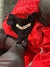 Monrow Solid Red Shorts Size M - photo 3