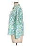 Icikuls Paisley Green Long Sleeve Blouse Size L - photo 5