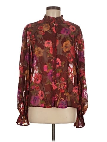 Flying Tomato Long Sleeve Blouse (view 1)