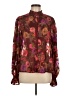 Flying Tomato 100% Polyester Floral Brown Long Sleeve Blouse Size M - photo 1