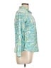 Icikuls Paisley Green Long Sleeve Blouse Size L - photo 4