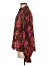 Flying Tomato 100% Polyester Floral Brown Long Sleeve Blouse Size M - photo 5