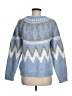 Assorted Brands Chevron-herringbone Blue Pullover Sweater Size M - photo 2