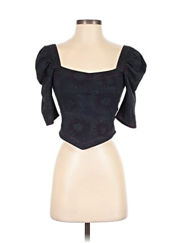 Free People Short Sleeve Blouse (view 1)