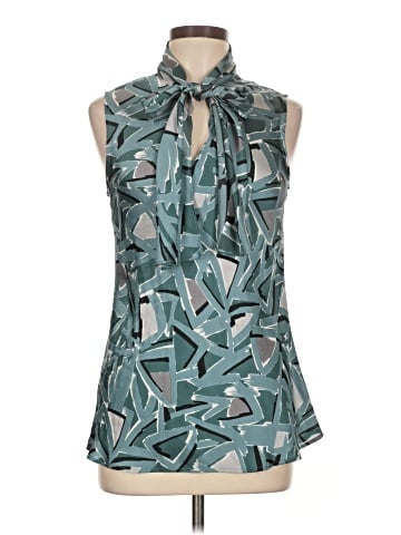 Nine West Sleeveless Silk Top (view 1)