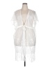 Cha Cha 100% Polyester White Kimono Size 2X - photo 1