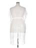Cha Cha 100% Polyester White Kimono Size 2X - photo 2