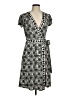 Donna Morgan Argyle Gray Casual Dress Size 6 - photo 1