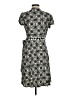 Donna Morgan Argyle Gray Casual Dress Size 6 - photo 2