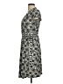 Donna Morgan Argyle Gray Casual Dress Size 6 - photo 5