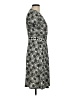 Donna Morgan Argyle Gray Casual Dress Size 6 - photo 4
