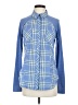 Marmot 100% Nylon Plaid Blue Long Sleeve Button-Down Shirt Size M - photo 1