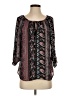 Stoosh 100% Polyester Black 3/4 Sleeve Blouse Size S - photo 1