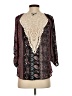Stoosh 100% Polyester Black 3/4 Sleeve Blouse Size S - photo 2