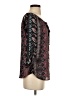 Stoosh 100% Polyester Black 3/4 Sleeve Blouse Size S - photo 4
