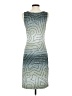BCBG Graphic Gray Cocktail Dress Size M - photo 2