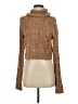Pilcro Metallic Brown Turtleneck Sweater Size S - photo 1