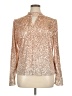 The Limited Metallic Gold Long Sleeve Blouse Size XL - photo 1