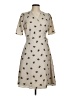 NLT Hearts Tan Casual Dress Size M - photo 1