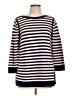Talbots Stripes Pink Pullover Sweater Size L - photo 1