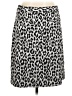 Talbots Animal Print Silver Casual Skirt Size 6 - photo 1