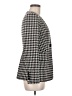 Express Houndstooth Ivory Blazer Size 6 - photo 4