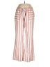 Roxy Stripes Pink Casual Pants Size XL - photo 1