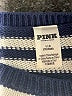 Victoria's Secret Pink 100% Viscose Stripes Blue Pullover Sweater Size L - photo 7
