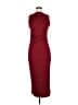 Zara Solid Burgundy Cocktail Dress Size L - photo 1