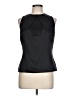 Etcetera Black Sleeveless Silk Top Size 10 - photo 1
