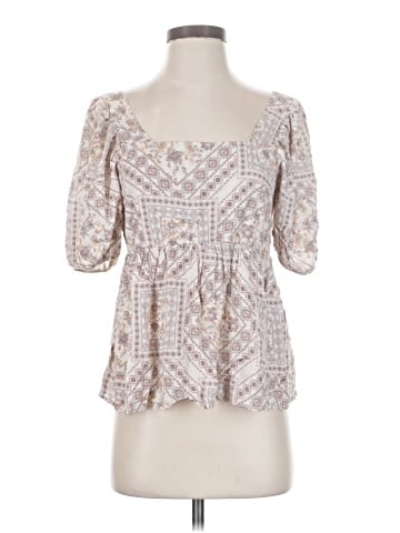 Paper Crane 3/4 Sleeve Blouse (view 1)