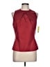 Etcetera Red Sleeveless Blouse Size 10 - photo 1