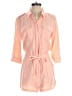 Velvet Heart 100% Tencel Color Block Pink Romper Size XS - photo 1