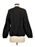 Old Navy 100% Cotton Black Long Sleeve Blouse Size M - photo 2