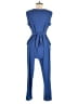 Simply Styled Solid Blue Jumpsuit Size Lg Petite - photo 2